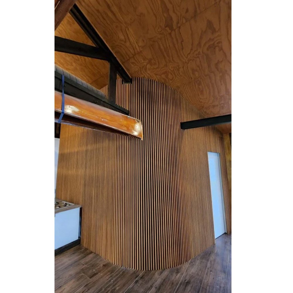 Slated Curved & Flat Screen Wall Panels – Simple Installation