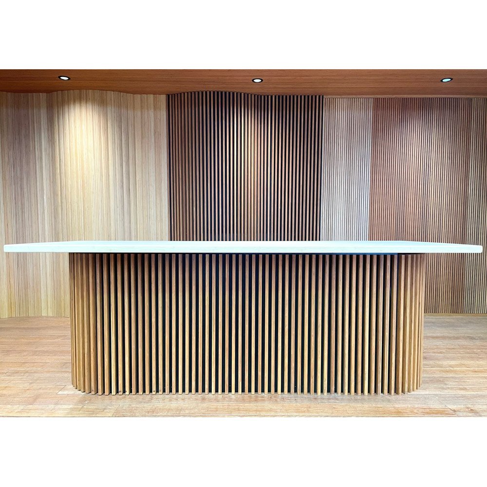 Slated Curved & Flat Screen Wall Panels – Simple Installation